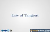 Law of tangent