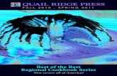 Quail Ridge Press 2010-11 Catalog