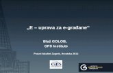 Blaž Golob: "E-services za e-građane"
