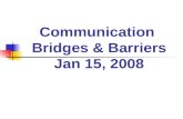 Jan 15 Communication Bridges And Barriers