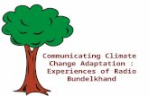 Communicating climate change adaptation_Shubhkal  UNDP_14 October 2014