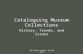 Cataloguing Museum Collections   Week 1