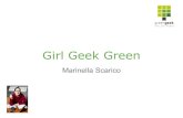Marinella scarico - Girl geek e green