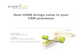 2014.04.22   expert session crm on sap hana @ expertum - how hana brings value in your crm processes