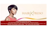Franchise offer hairxpreso dry hair cutting salon