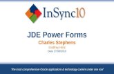 Insync10 - JDE Power Forms - Godfrey Hirst