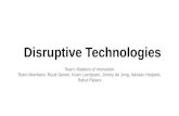 Disruptive technologies and innovation and innovator