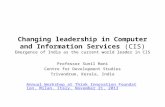 Changing leadership in Computer and Information Services (CIS) - Emergence of India as the current world leader in CIS