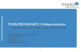 Firmenvorstellung PIXELMECHANICS | Webproduktion