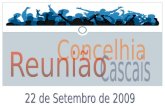 Reunião Concelhia RBE - 22 de Setembro2009