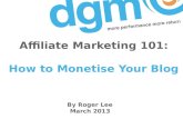 How to monetise your Parenting blog with affiliate marketing  - Digital parenting blog  dgm