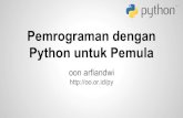 Pemrograman Python untuk Pemula