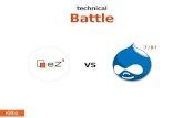 eZ Publish vs Drupal - technical battle