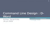 Command Line Design