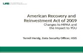 Data Loss/ARRA/HIPAA