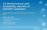 10 performance and scalability secrets of ASP.NET websites