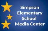 Dunlap, s simpson elementary school media center ppt