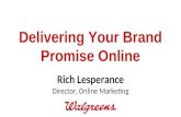 Delivering Your Brand Promise Online