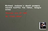 The Online Impact of Michael Jacksons Death