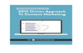 An SEO Driven Approach To Content Marketing
