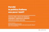 Perché la politica italiana usa poco i dati?