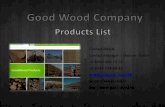Good wood company