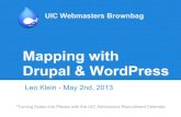 Mapping with Drupal and WordPress