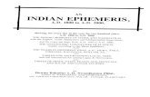 Indian Ephemeris (1800-1999 AD)