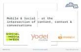 Peggy Anne Salz: Mobile & Social - at the intersection of content, context & conversations - September 2014 - The Afternoon Club #SMWClub