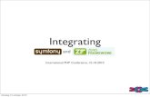 Integrating symfony and Zend Framework (IPC 2010)