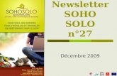 Newsletter Soho Solo N°27 Décembre 09