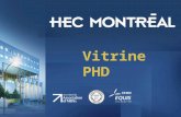 Vitrine Phd HEC Montréal