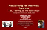 Networking For Interview Success   Tips, Techniques And Takeaways 6.28.2011