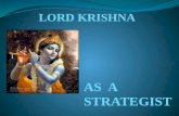 Lord krishna as a strategist