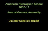 Annual General Assembly - Director General's Report