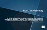 What Are People Saying About the Th.M. in Preaching?