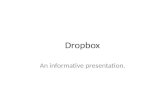 Dropbox Presentation for SHORE UP
