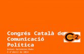 II Congrés de Comunicació Política de Catalunya