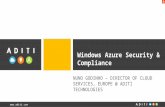 Windows Azure Security & Compliance