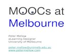 MOOCs at Melbourne