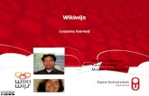 Five years of Wikiwijs: lessons learned