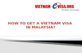 How to get a Vietnam visa in Malaysia? | Vietnam-Evisa.Org - Discount 15% with code: 9KT151