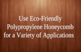 Polypropylene honeycomb