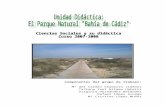 Unidad Didáctica: "El Parque Natural BAHÍA DE CÁDIZ (2)"