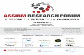 Programma assirm research forum 2014