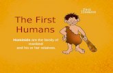 Early humans ppt