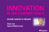 Innovation in the carrier space