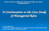 Research Work on Managerial Roles