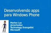 Desenvolvendo Apps para Windows phone