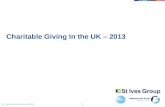 Charitable giving in the uk research 2013